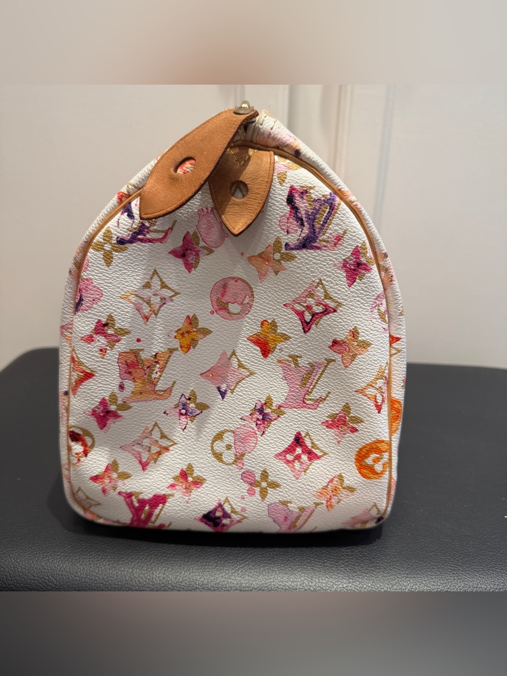 Louis Vuitton Limited Edition Monogram Watercolor Aquarelle Speedy 30 Bag COA - Picture 4 of 16